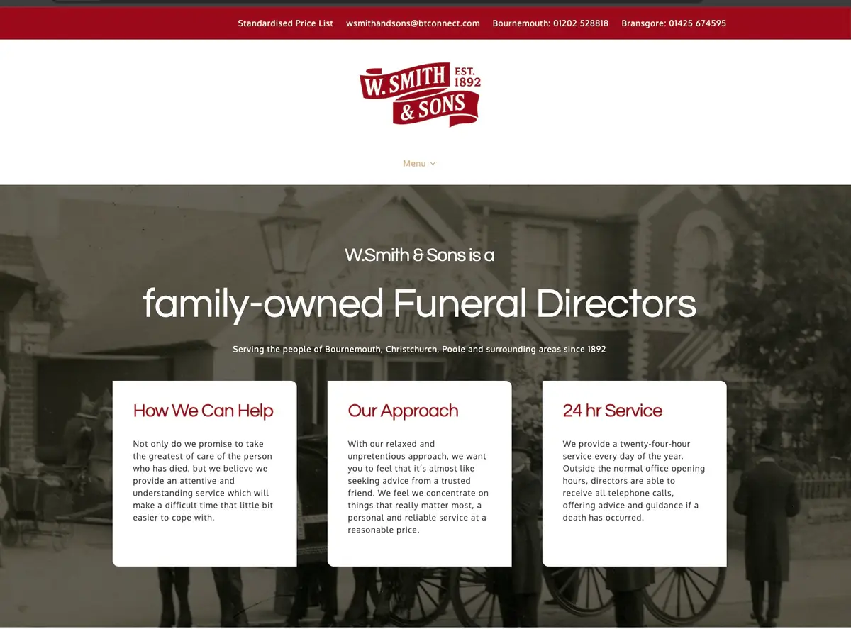 W. Smith & Sons website
